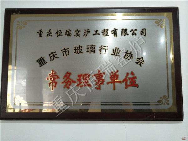 重慶市玻璃行業(yè)協會常務理事單位
